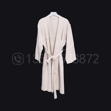 Hooded Bathrobe Cotton Men Bathrobe Cotton