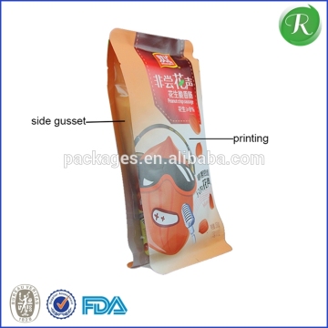 Heat sealing plastic sausage vacuum bags for packaging food