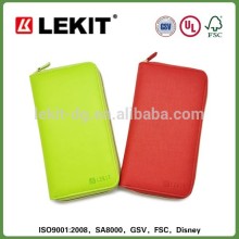 green and red color girl fashion coin purs with zipper