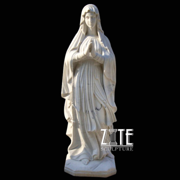 Factory Supply marble holy mary statue