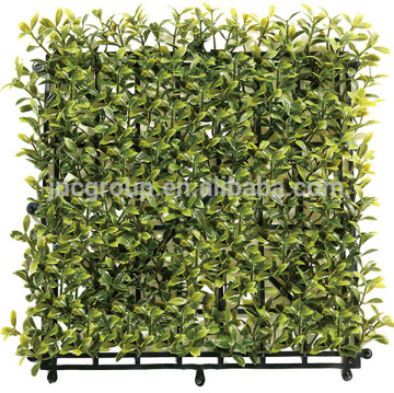 Plastic material artificial leaf fence for balcony or fence decoration