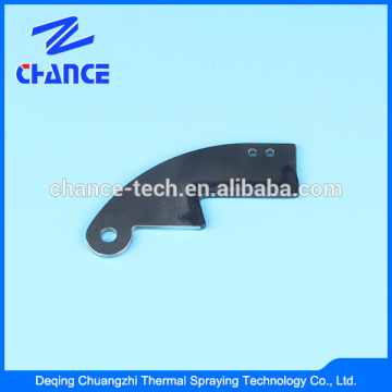 Textile machinery parts with wearable coating