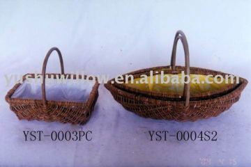 willow shopping baskets