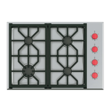 Wolf Hobs Top 4 Burner 762 mm