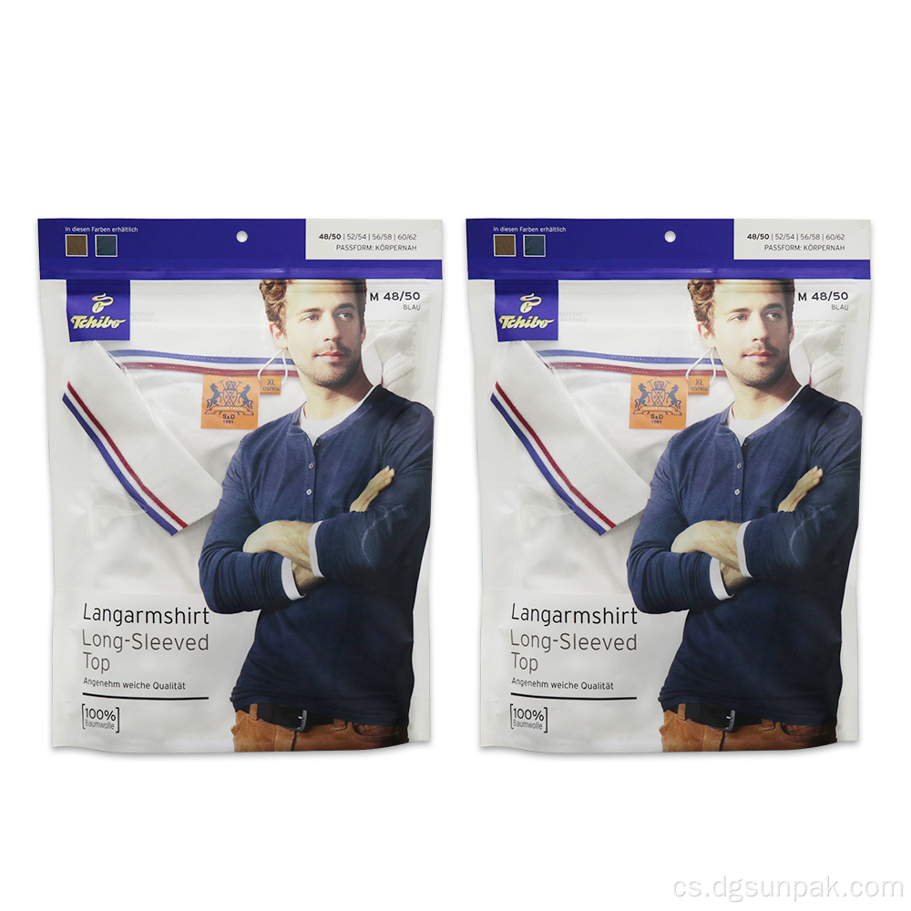 Pánské spodní prádlo Ponožky Košile laminovaná Packaging Bag