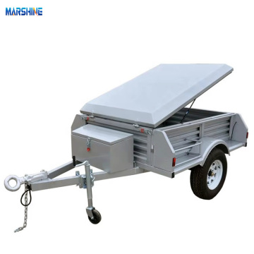 Small Utility Trailer Single-Axle Enclosed Type Covered Utility Trailer