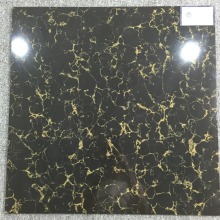 pulati polished porcelain black gold ceramic tile