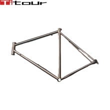 Titanium road bike frame