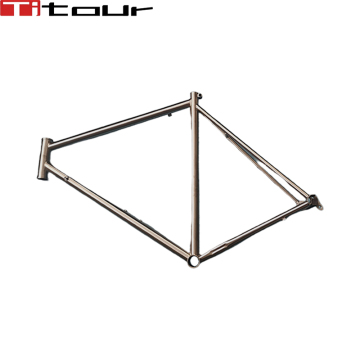 Titanium road bike frame