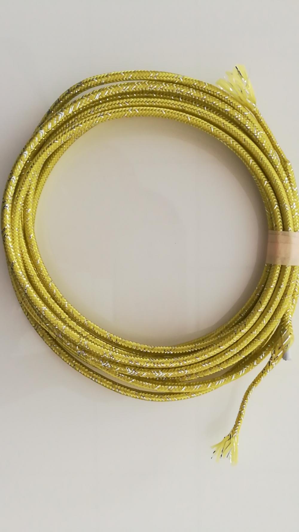 Yellow White Cable Cotton Shielding Sleeve