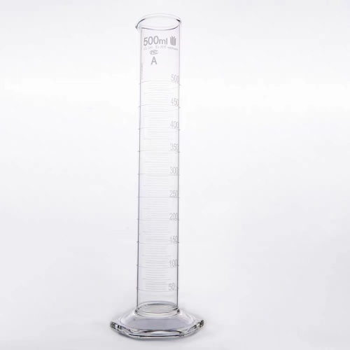 Glassware di base esagonale Misurazione del cilindro 25ml