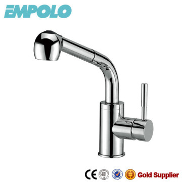 Single Lever Brass Body Zinc Handle Pullout Kitchen Faucets Mixer KM4003