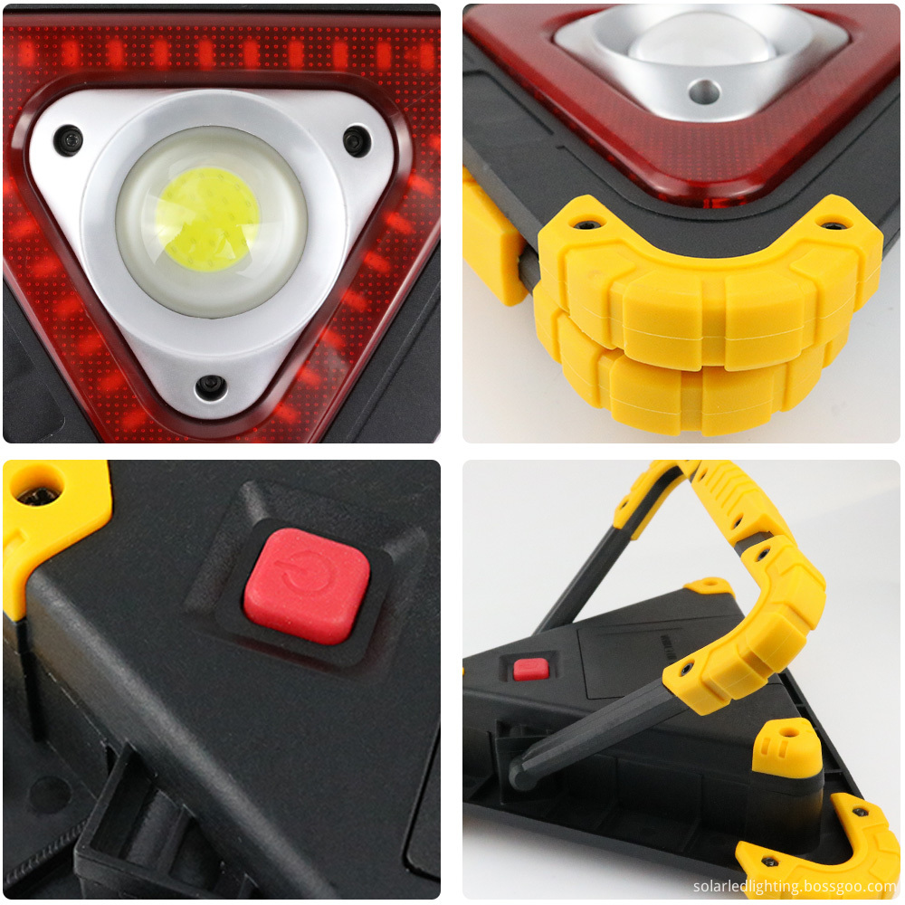 Portable Weatherproof Triangle Warning Beacons Portable Weatherproof Triangle Warning Beacons
