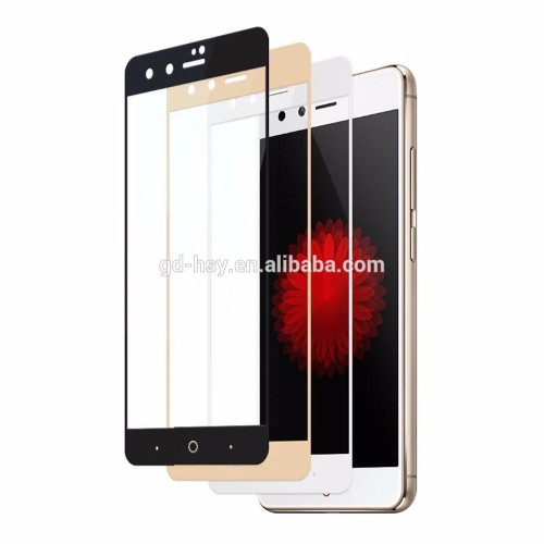 HUYSHE Mobile Spare Parts Protective Film for Nubia Z11 Mini 3D Curved Full Cover Tempered Glass Screen Protector