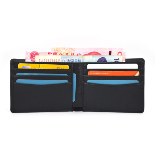 Trendy Ultra-thin Vintage Short Mens Pu Leather Wallet