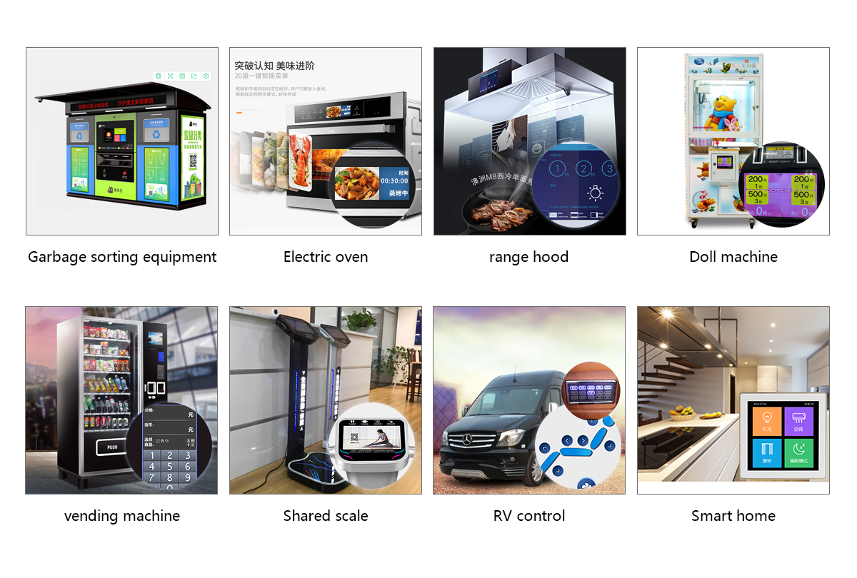 DACAI 8 Inch 800*600 TFT LCD Panel Bus Seat Back AV Display Screen