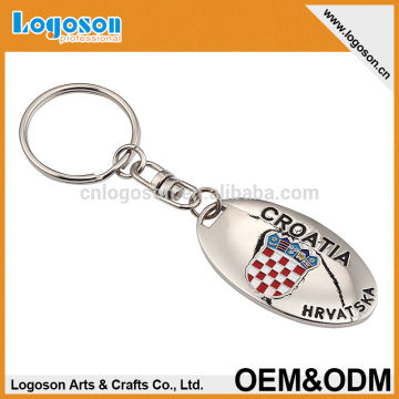 Professional custom made keyring ring with charms keyring name tags