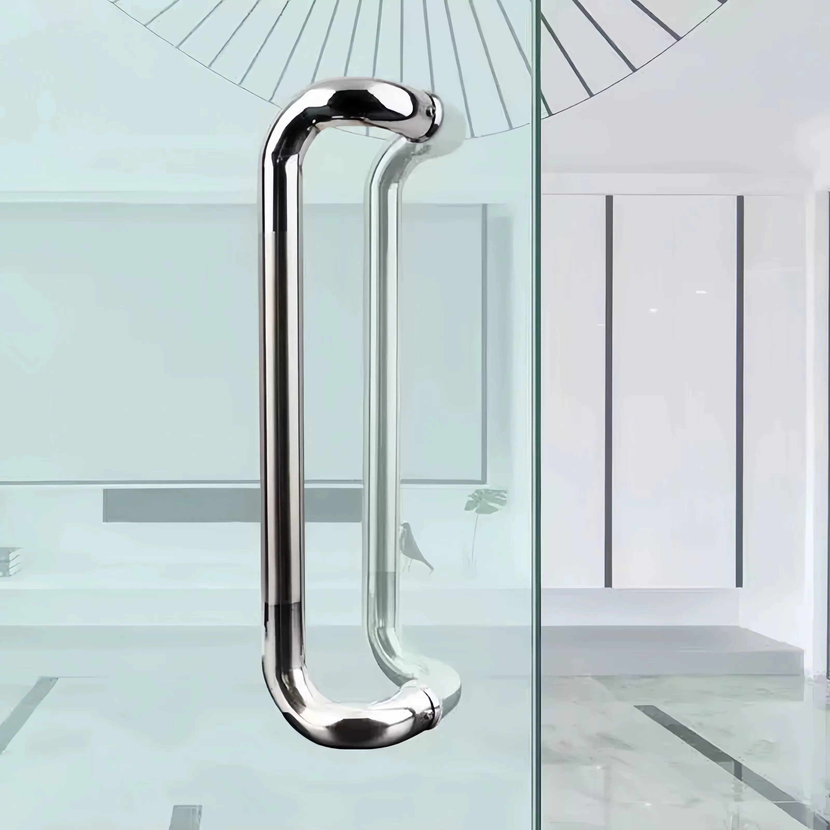 مقبض باب زجاجي Glass door handle