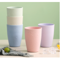 4 Pairs Wheat Straw Drinking Cup Set