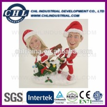 resin Christmas decoration bobble head