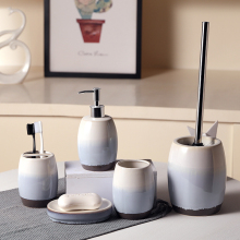 Dokour Bahtroom Ceramic Soap Holder Black Porcelain