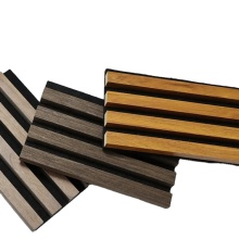 Long Wooden Aku Panel Acoustic Wall Panel