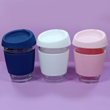 Colorful silicone cup lid reusable coffee cup lid
