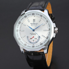 winner brand elegant men watch with date design