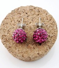 Wholesale Colorful Shamballa Balls Stud Earring For Women