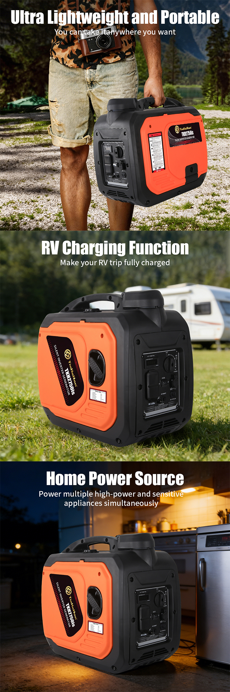 Generador tipo inversor de emergencia Emergency Inverter-Type Generator