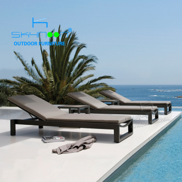 Adjustable Stackable Outdoor Sun Lounger Pool Chairs (AL002)