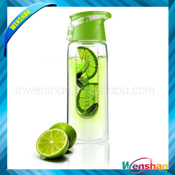 Tritan glass lemon infusion bottle