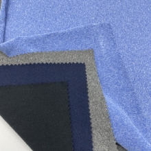 Polyester spandex single jersey knit fabric