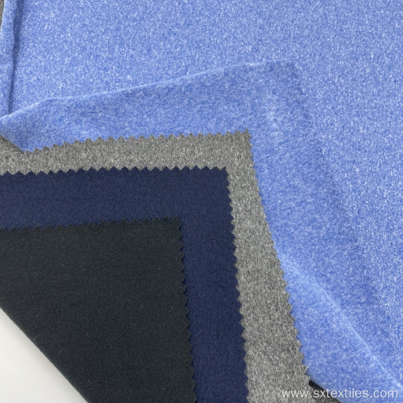 Polyester spandex single jersey knit fabric
