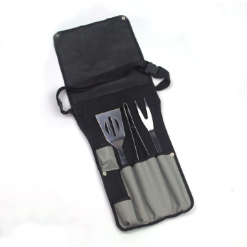 5pcs bbq tool set with nylon bag
