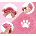 Custom Silicone Anti Slip Paw Car Coasters