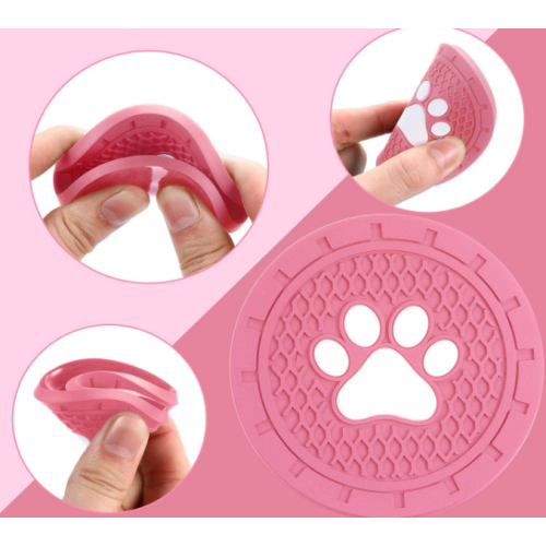 Custom Silikon Anti Slip Paw Auto Untersetzer