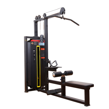 Máy tập Gym thương mại Lat / Hàng thấp 2 In1