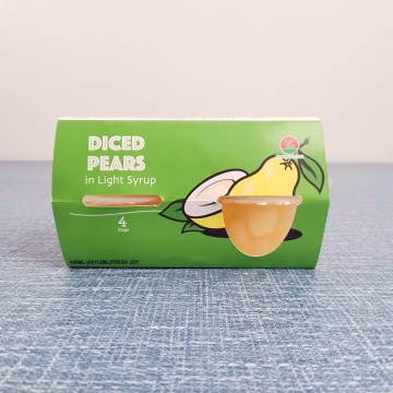 4oz Organic Canned Pears in Fruit Juice