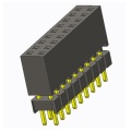 2.0mm 여성용 헤더 H6.35 인라인 커넥터