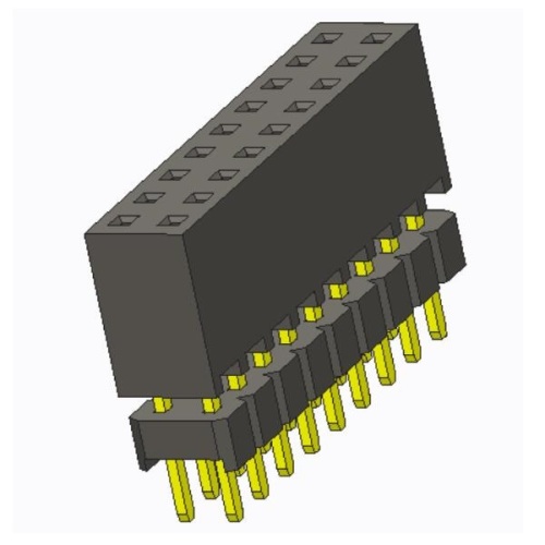 Conector hembra en línea H6.35 de 2.0mm