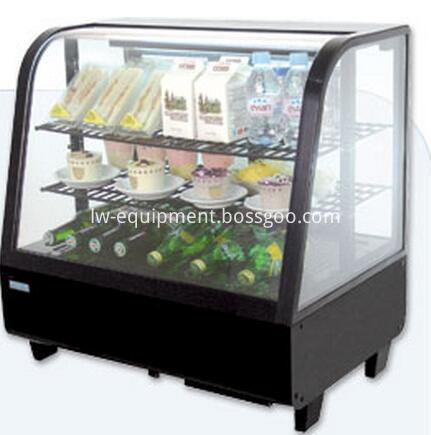 drink refrigerator double layer tempered glass drink display refrigerator showcase