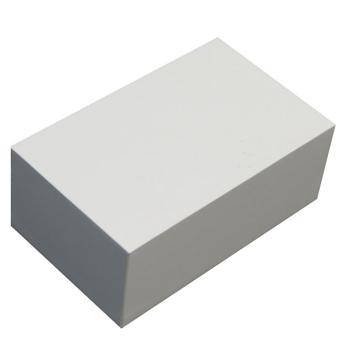 Produtos eletrônicos embalando caixa branca personalizada com inserção