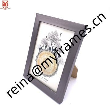 Price PS Gray Metal Wiredrawing Process Photo Frame