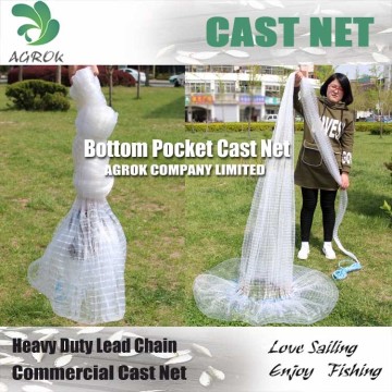Japanese Cast Net Bottom Pocket Casting Net