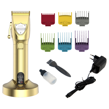 JAME JM-568 Professional Metal Rechargeable Hair Clipper Barber Trimmer