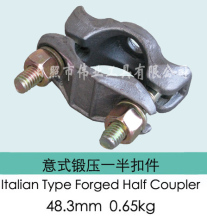 Italian Type Forged Half Coupler for Scaffolding