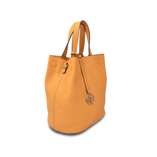 Yellow Ladies Bucket Bag Large Capacity