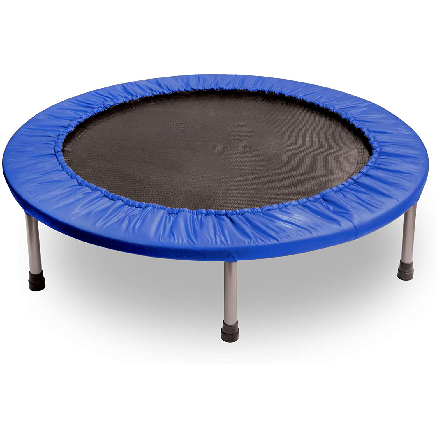 36" Mini Trampoline Exercise Trampolines with Safety Pad, Fitness Rebounder Trampoline for Adults Kids Indoor Outdoor Exercise