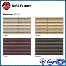 Split face exterior wall tile